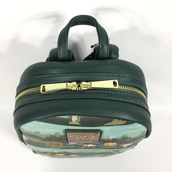 Loungefly POP Star Wars Hans Solo and Princess Leia Endor Forest Mini Backpack
